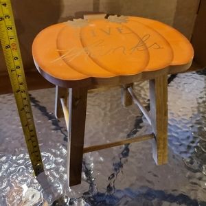 Small pumpkin stool